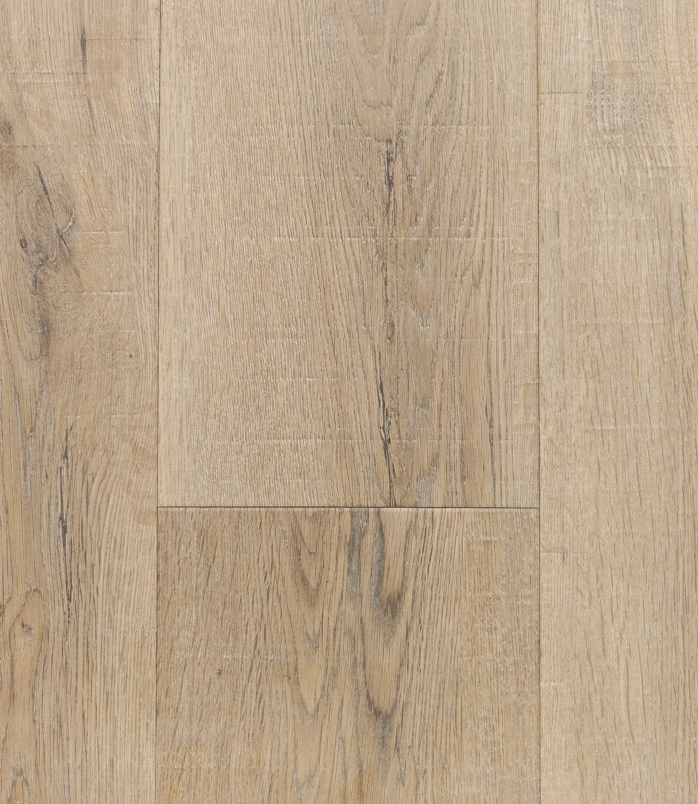 TechFloor Pacific A Rechte Plank 12221 Portland – Variant B: PVC vloer in warme zandkleurige eiken-look met knoesten